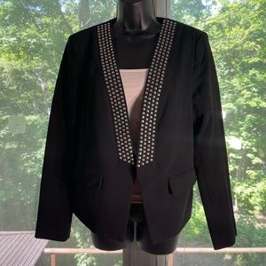 - Michael Kors black jacket with cute silver studs. Size 12